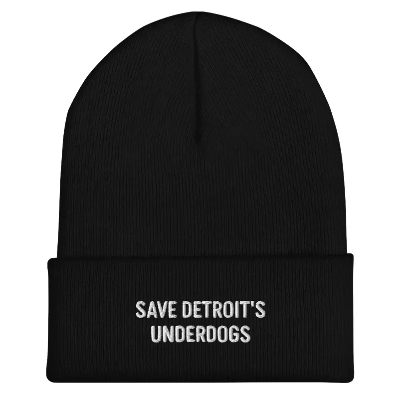 Save Detroit's Underdogs Basic Beanie